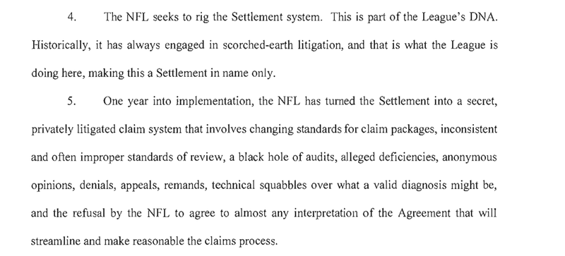 Illustration for article titled Former NFL Players Claim League Is Manipulating Concussion Settlement, Say Program Is "Settlement In Name Only"